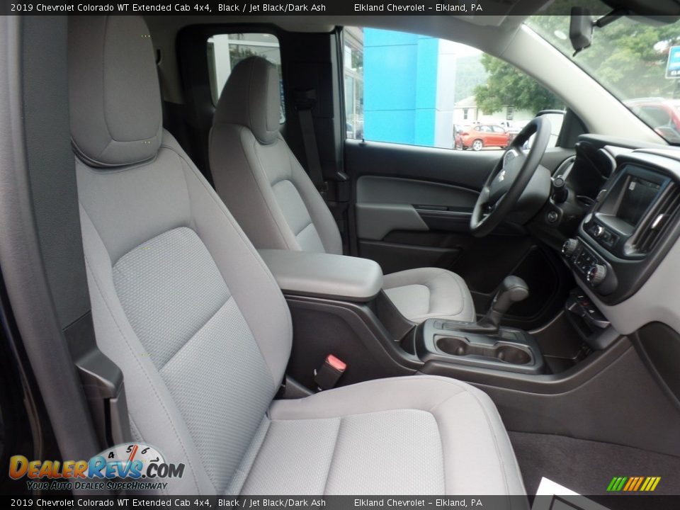 2019 Chevrolet Colorado WT Extended Cab 4x4 Black / Jet Black/Dark Ash Photo #14