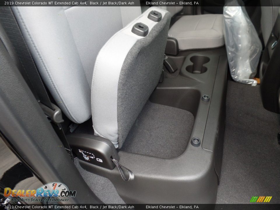 2019 Chevrolet Colorado WT Extended Cab 4x4 Black / Jet Black/Dark Ash Photo #17