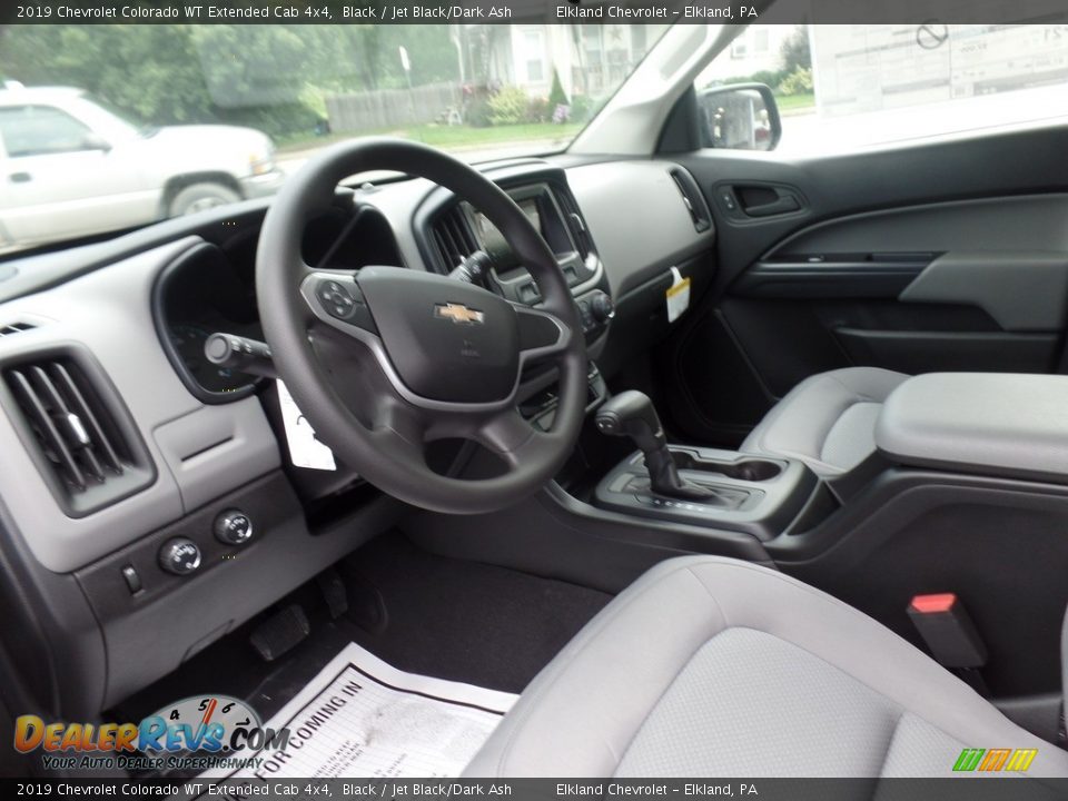 2019 Chevrolet Colorado WT Extended Cab 4x4 Black / Jet Black/Dark Ash Photo #19