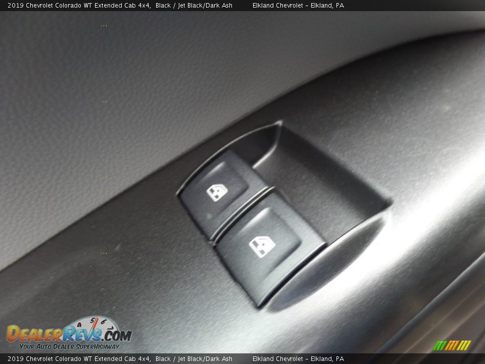 2019 Chevrolet Colorado WT Extended Cab 4x4 Black / Jet Black/Dark Ash Photo #20