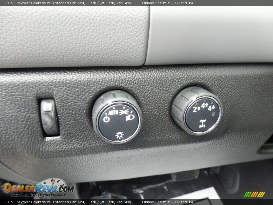 2019 Chevrolet Colorado WT Extended Cab 4x4 Black / Jet Black/Dark Ash Photo #22