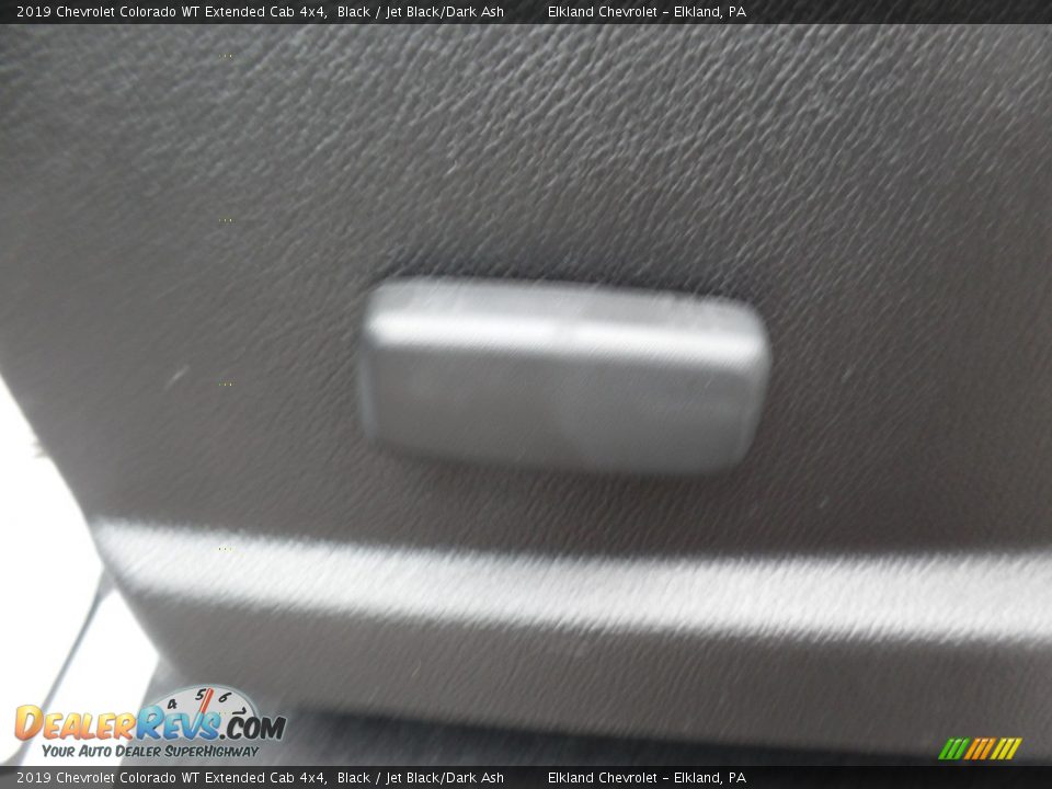 2019 Chevrolet Colorado WT Extended Cab 4x4 Black / Jet Black/Dark Ash Photo #24