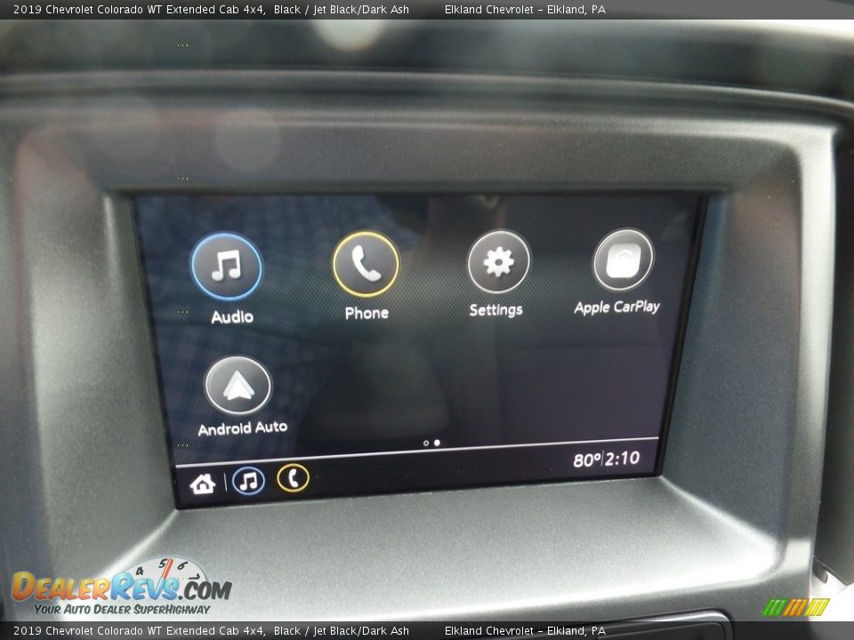 2019 Chevrolet Colorado WT Extended Cab 4x4 Black / Jet Black/Dark Ash Photo #27