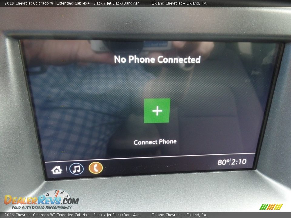 2019 Chevrolet Colorado WT Extended Cab 4x4 Black / Jet Black/Dark Ash Photo #29