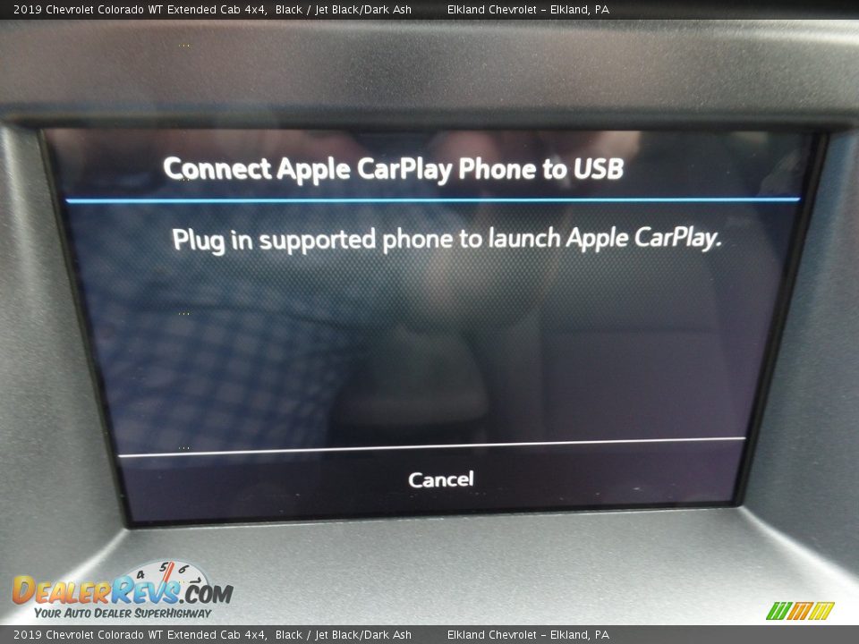 2019 Chevrolet Colorado WT Extended Cab 4x4 Black / Jet Black/Dark Ash Photo #30