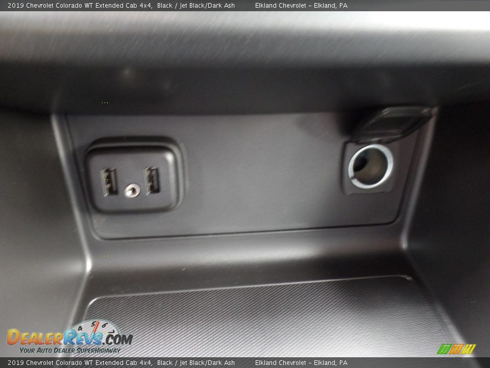 2019 Chevrolet Colorado WT Extended Cab 4x4 Black / Jet Black/Dark Ash Photo #32