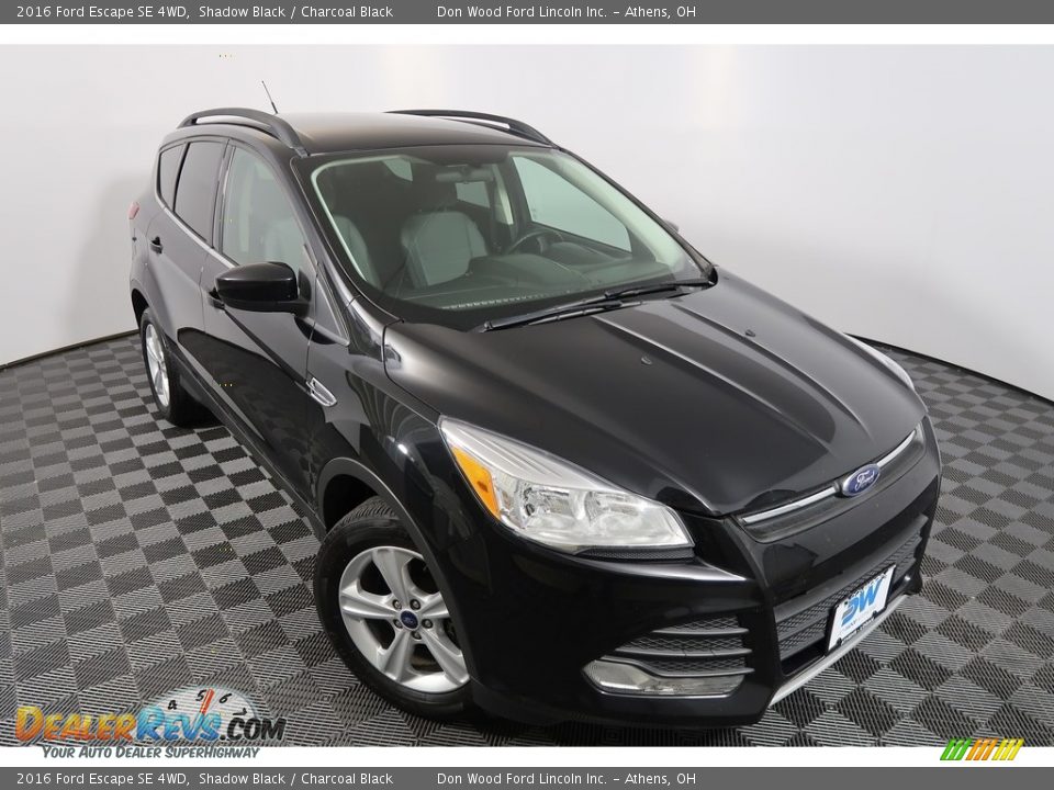 2016 Ford Escape SE 4WD Shadow Black / Charcoal Black Photo #2