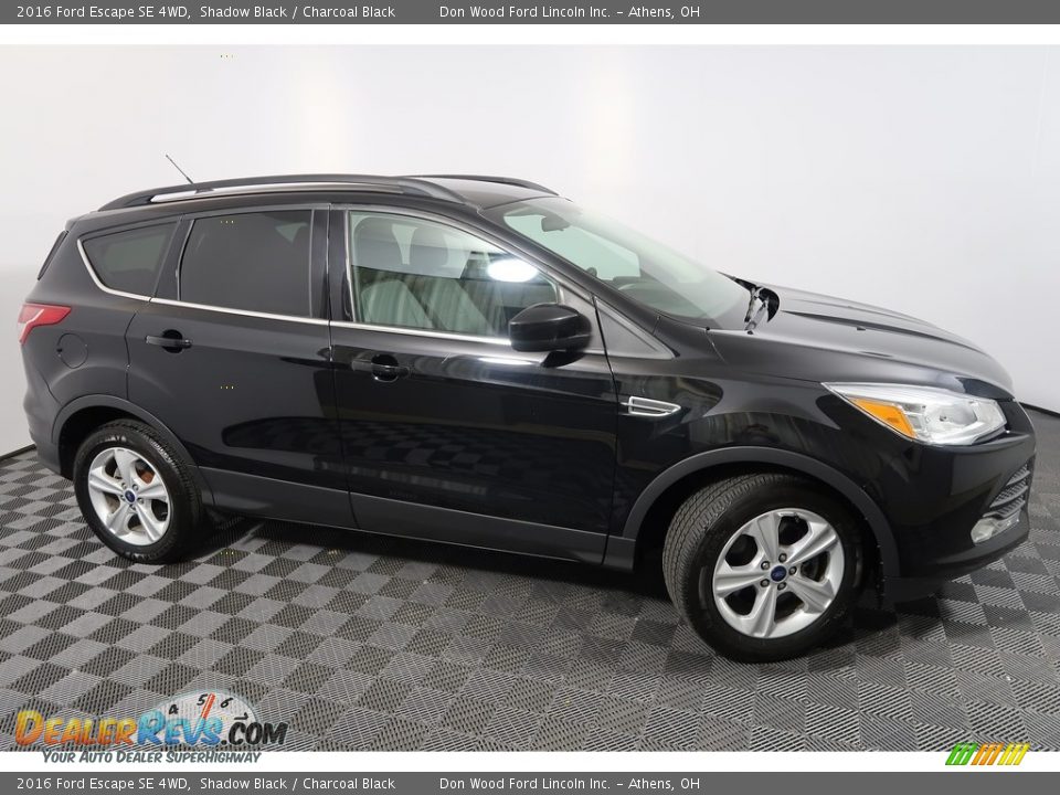 2016 Ford Escape SE 4WD Shadow Black / Charcoal Black Photo #4