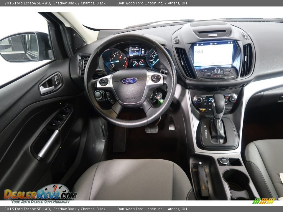 2016 Ford Escape SE 4WD Shadow Black / Charcoal Black Photo #14