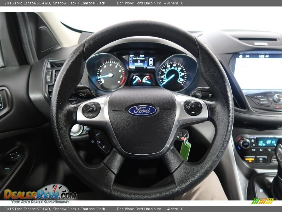 2016 Ford Escape SE 4WD Shadow Black / Charcoal Black Photo #17