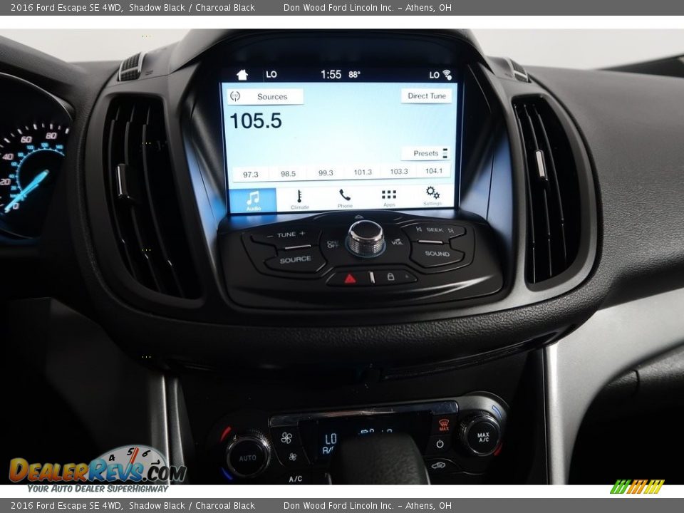 2016 Ford Escape SE 4WD Shadow Black / Charcoal Black Photo #21