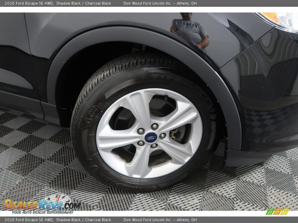 2016 Ford Escape SE 4WD Shadow Black / Charcoal Black Photo #25