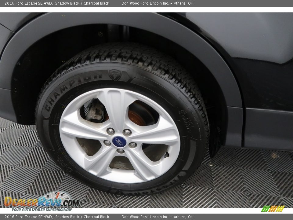 2016 Ford Escape SE 4WD Shadow Black / Charcoal Black Photo #26