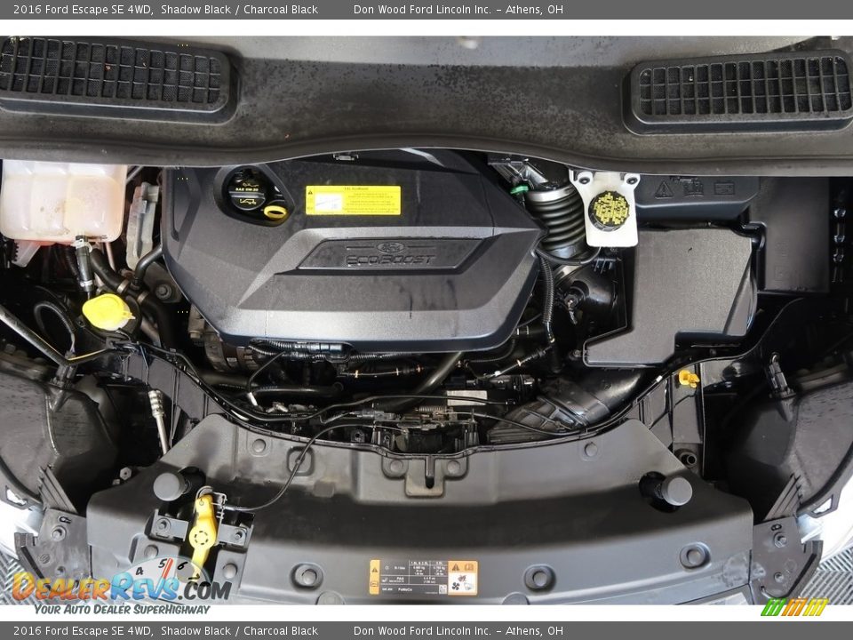 2016 Ford Escape SE 4WD Shadow Black / Charcoal Black Photo #32