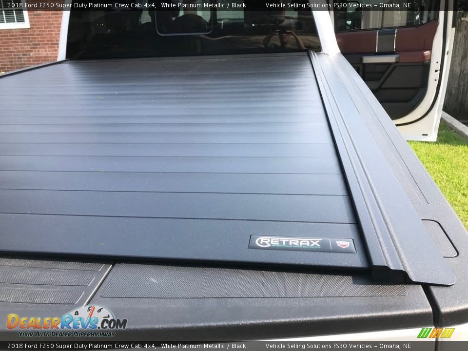 2018 Ford F250 Super Duty Platinum Crew Cab 4x4 White Platinum Metallic / Black Photo #7