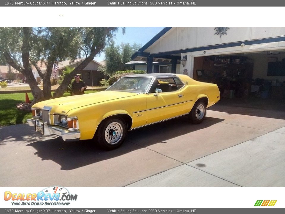 1973 Mercury Cougar XR7 Hardtop Yellow / Ginger Photo #1