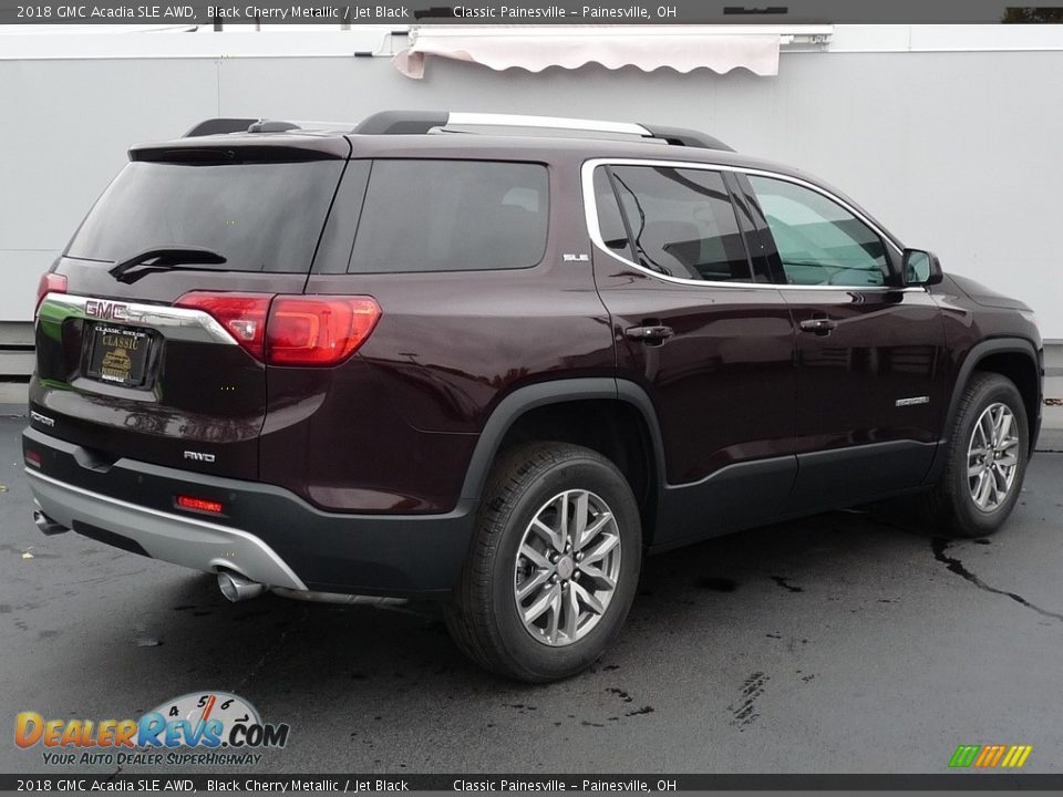 2018 GMC Acadia SLE AWD Black Cherry Metallic / Jet Black Photo #2