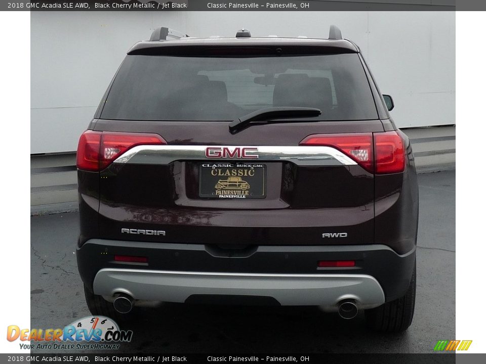 2018 GMC Acadia SLE AWD Black Cherry Metallic / Jet Black Photo #3
