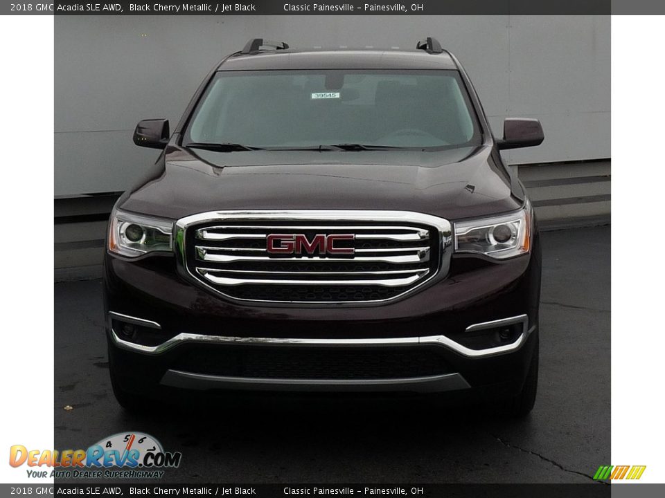 2018 GMC Acadia SLE AWD Black Cherry Metallic / Jet Black Photo #4