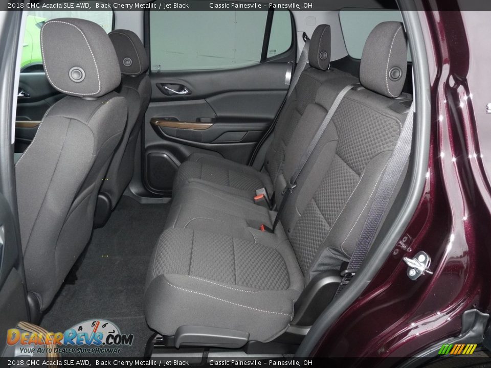2018 GMC Acadia SLE AWD Black Cherry Metallic / Jet Black Photo #7