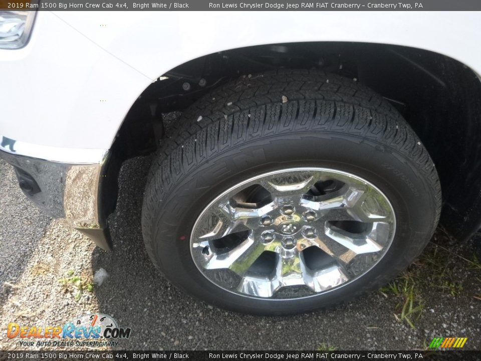 2019 Ram 1500 Big Horn Crew Cab 4x4 Bright White / Black Photo #2