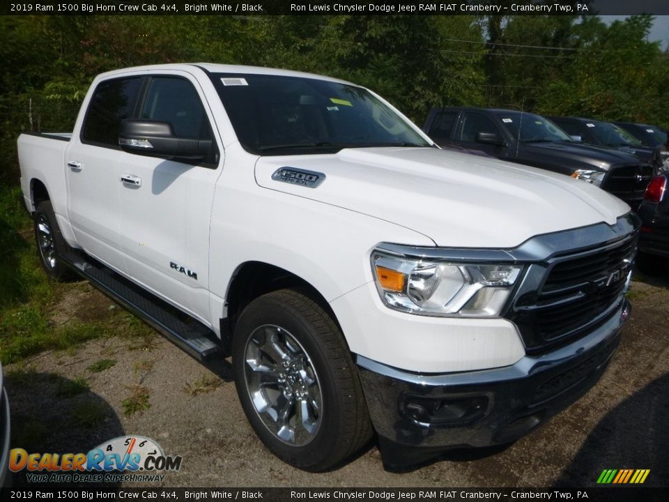 2019 Ram 1500 Big Horn Crew Cab 4x4 Bright White / Black Photo #11