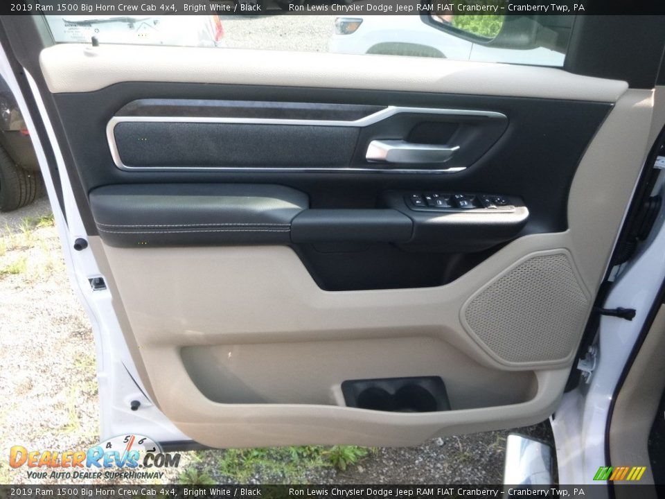 2019 Ram 1500 Big Horn Crew Cab 4x4 Bright White / Black Photo #12