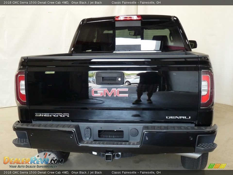 2018 GMC Sierra 1500 Denali Crew Cab 4WD Onyx Black / Jet Black Photo #3
