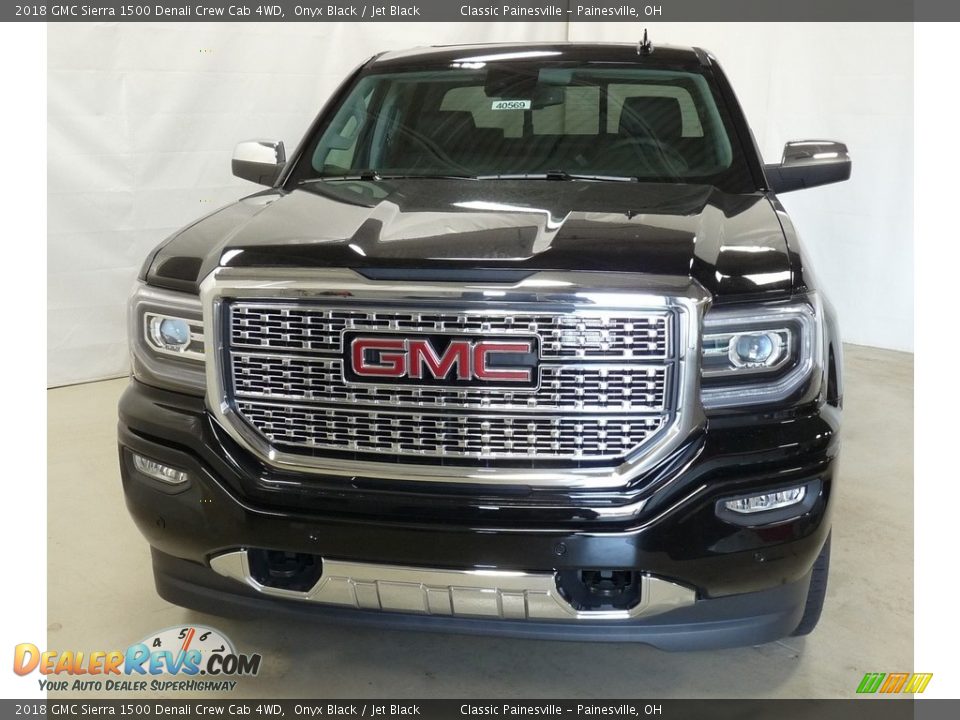 2018 GMC Sierra 1500 Denali Crew Cab 4WD Onyx Black / Jet Black Photo #4