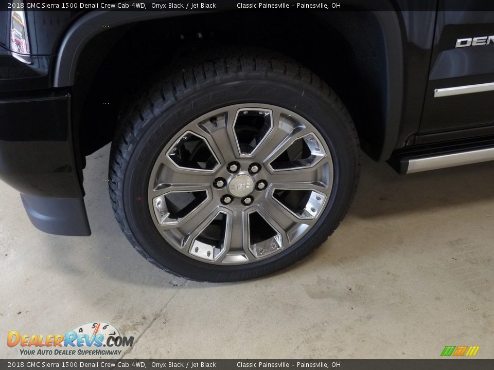 2018 GMC Sierra 1500 Denali Crew Cab 4WD Onyx Black / Jet Black Photo #5
