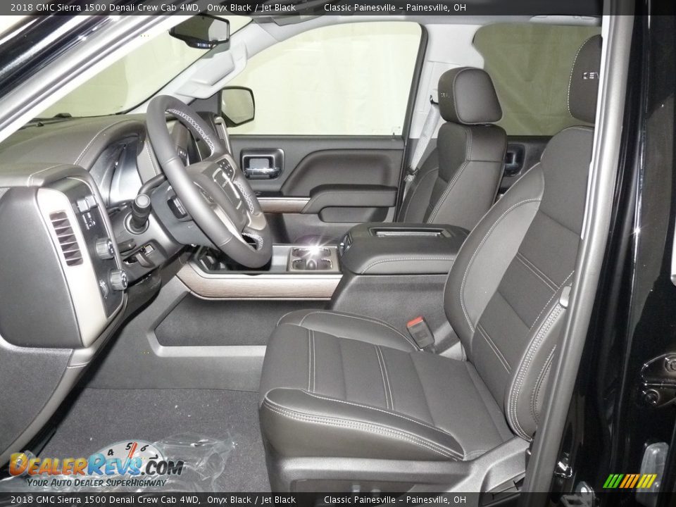 2018 GMC Sierra 1500 Denali Crew Cab 4WD Onyx Black / Jet Black Photo #7