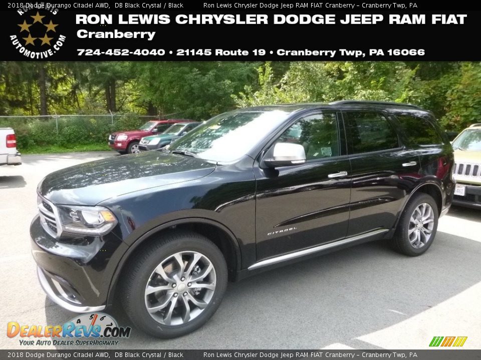 2018 Dodge Durango Citadel AWD DB Black Crystal / Black Photo #1