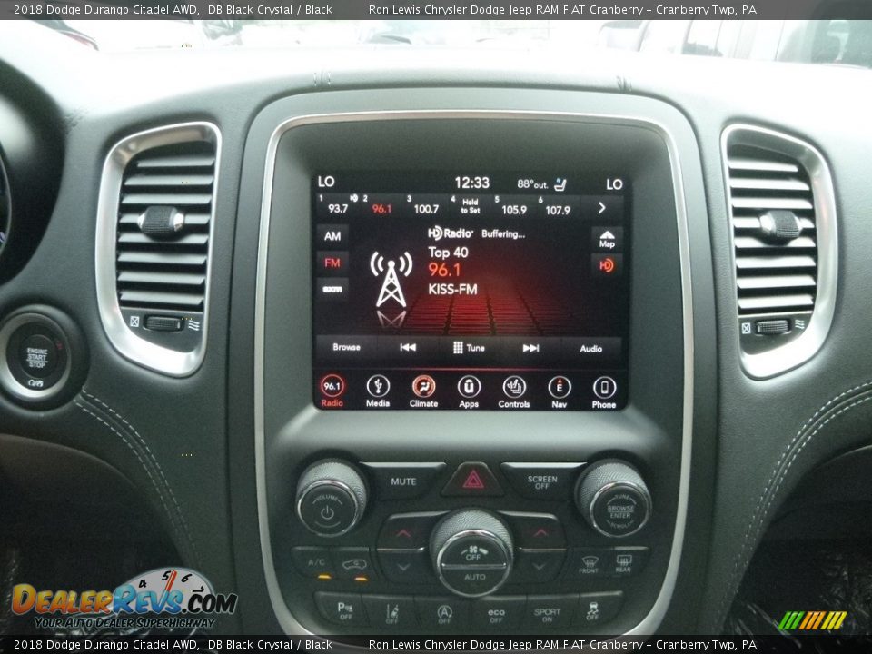 2018 Dodge Durango Citadel AWD DB Black Crystal / Black Photo #18