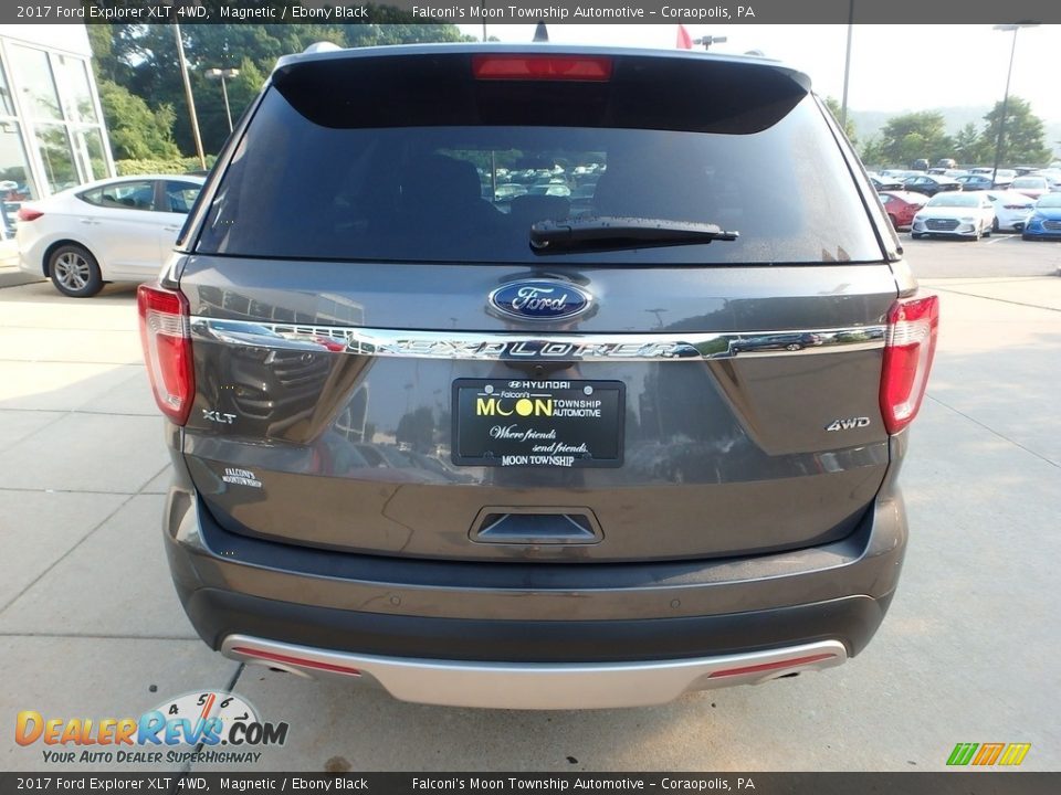 2017 Ford Explorer XLT 4WD Magnetic / Ebony Black Photo #3