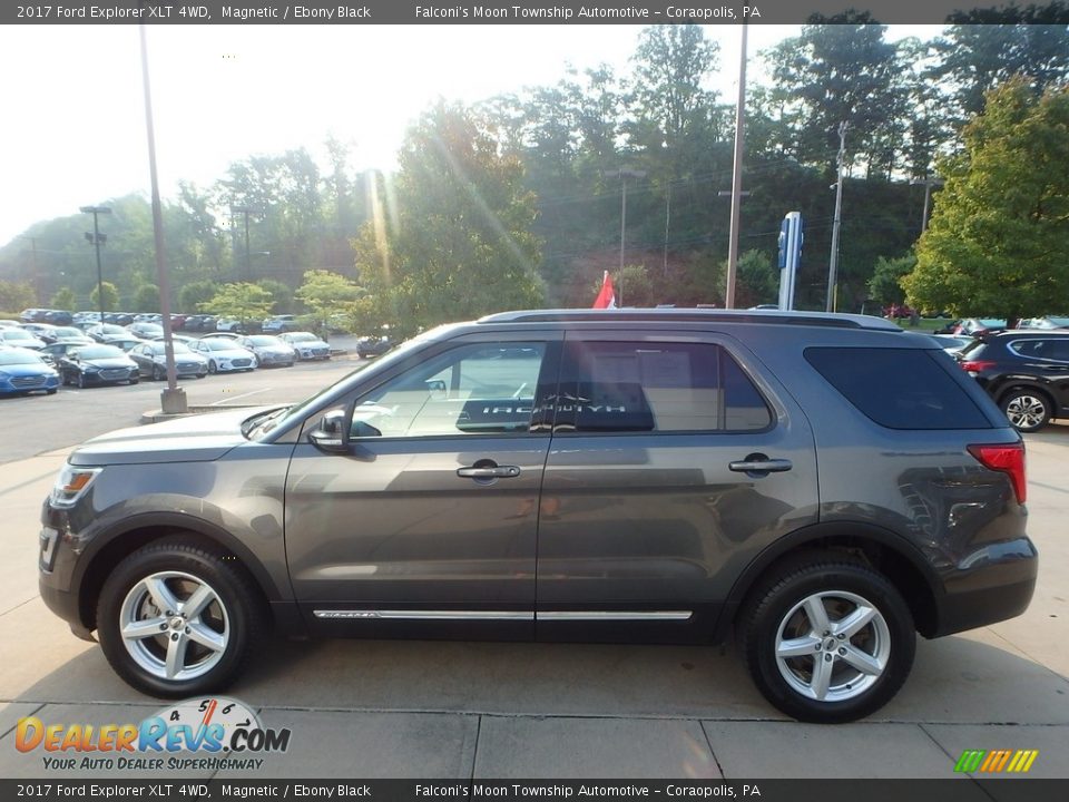 2017 Ford Explorer XLT 4WD Magnetic / Ebony Black Photo #6
