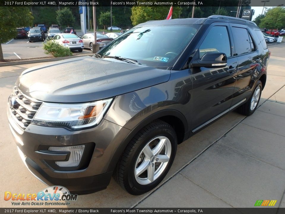 2017 Ford Explorer XLT 4WD Magnetic / Ebony Black Photo #7