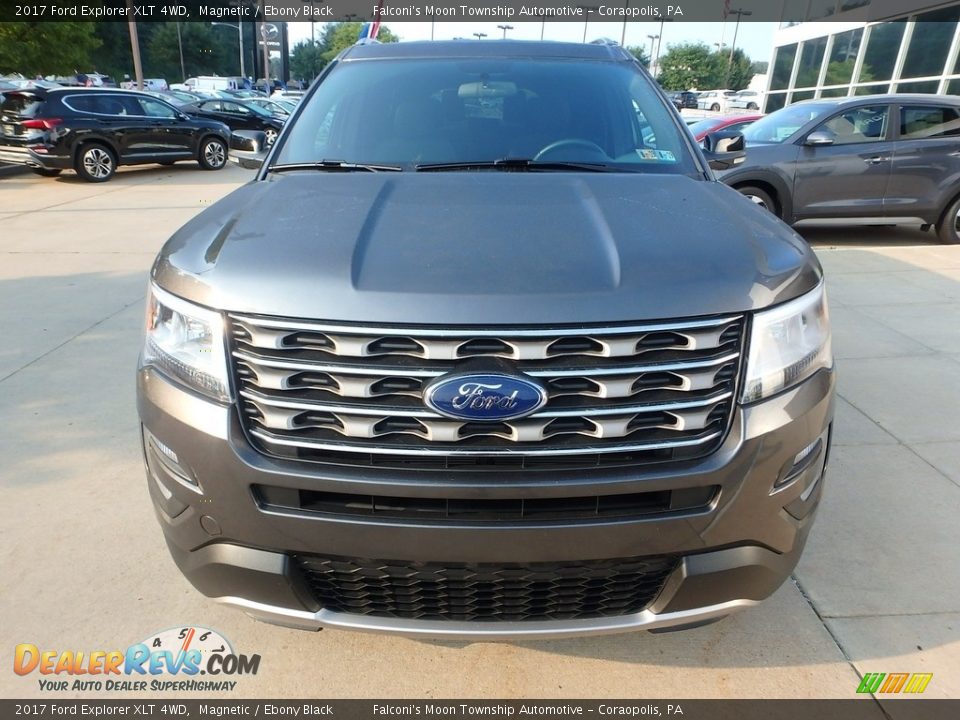 2017 Ford Explorer XLT 4WD Magnetic / Ebony Black Photo #8