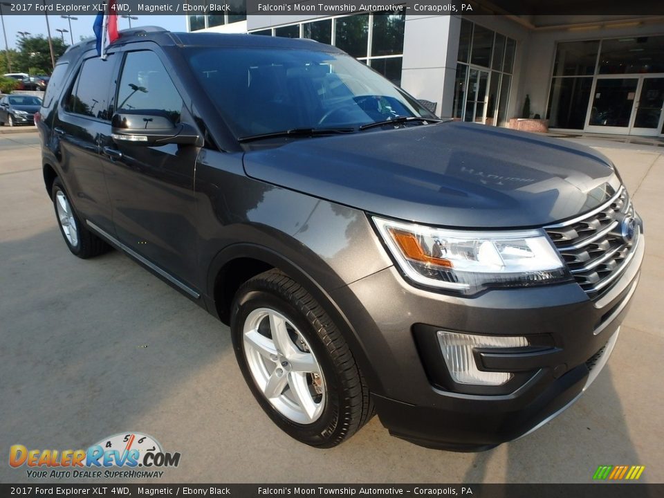 2017 Ford Explorer XLT 4WD Magnetic / Ebony Black Photo #9