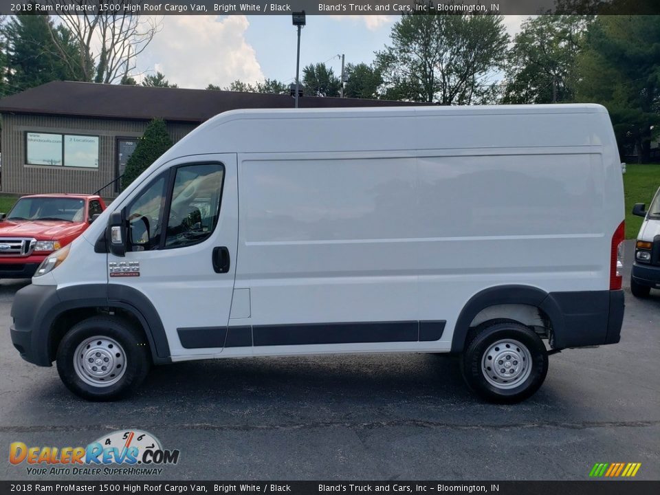 2018 Ram ProMaster 1500 High Roof Cargo Van Bright White / Black Photo #1