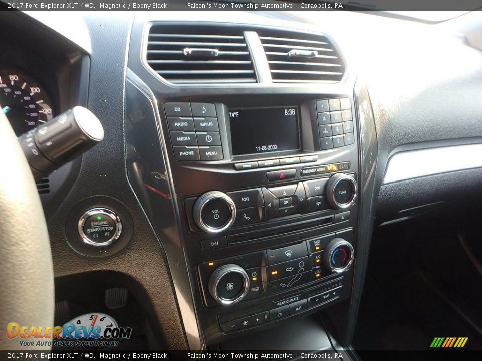 2017 Ford Explorer XLT 4WD Magnetic / Ebony Black Photo #22