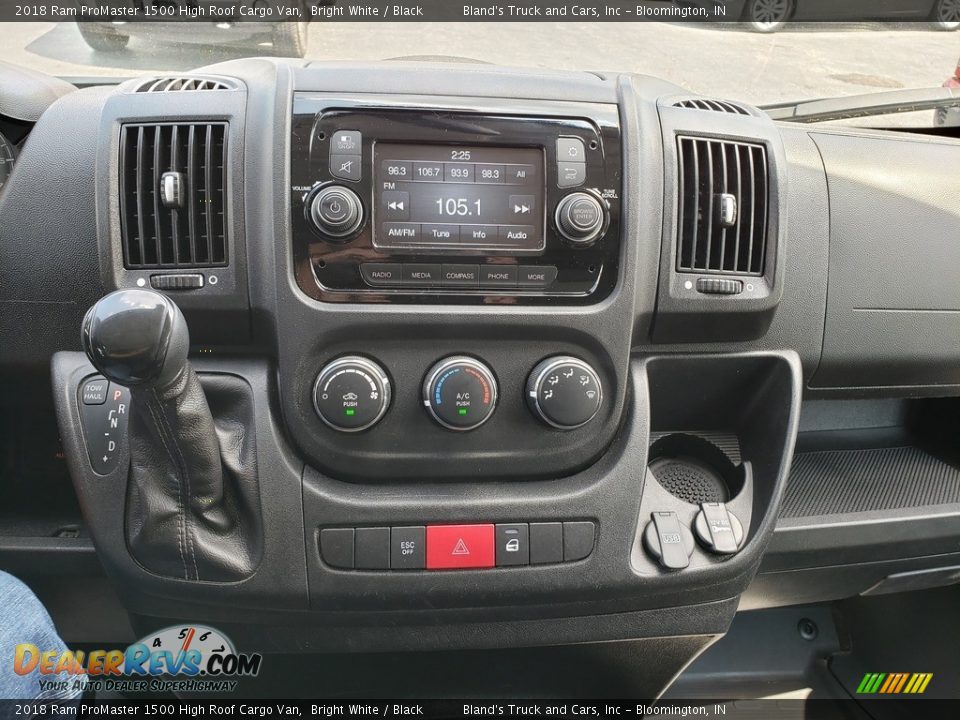 2018 Ram ProMaster 1500 High Roof Cargo Van Bright White / Black Photo #14