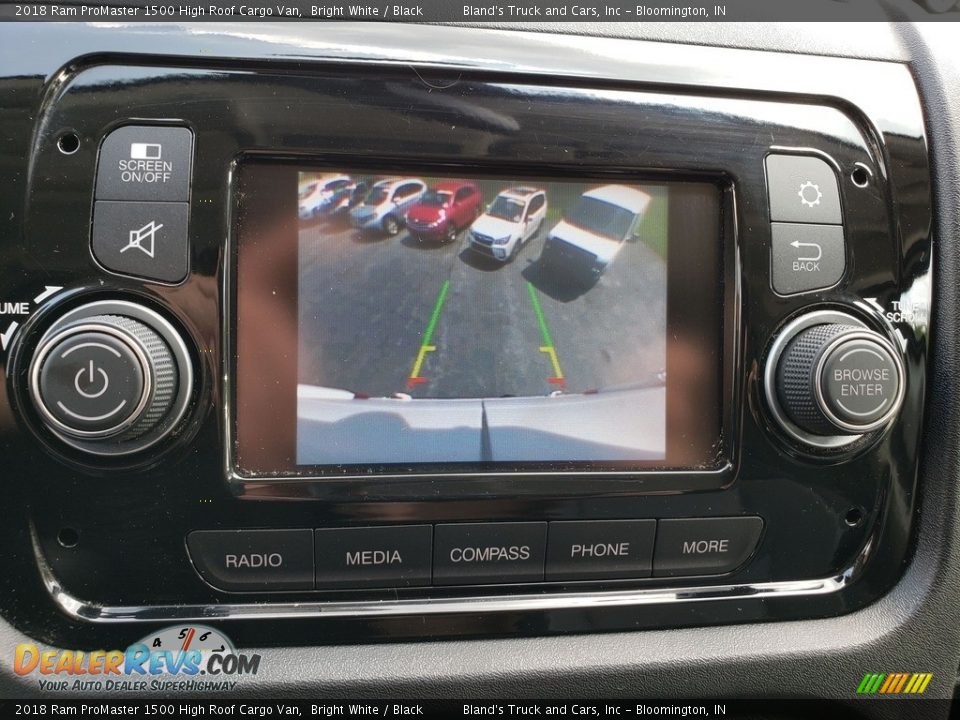 2018 Ram ProMaster 1500 High Roof Cargo Van Bright White / Black Photo #15