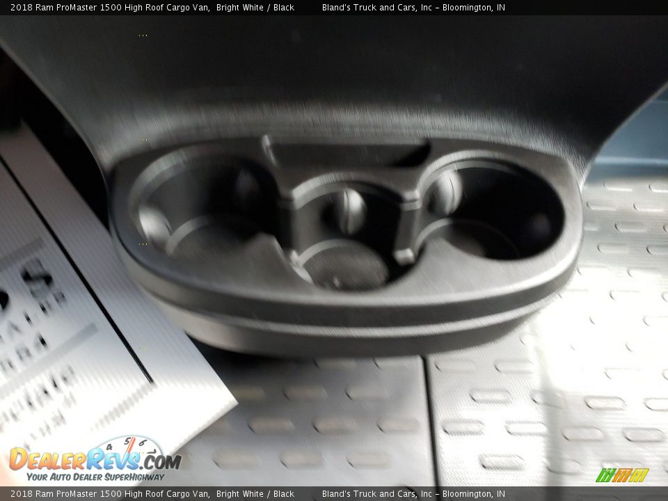 2018 Ram ProMaster 1500 High Roof Cargo Van Bright White / Black Photo #19