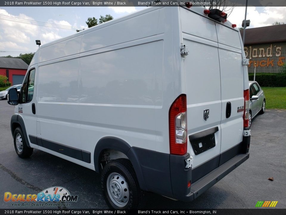 2018 Ram ProMaster 1500 High Roof Cargo Van Bright White / Black Photo #20