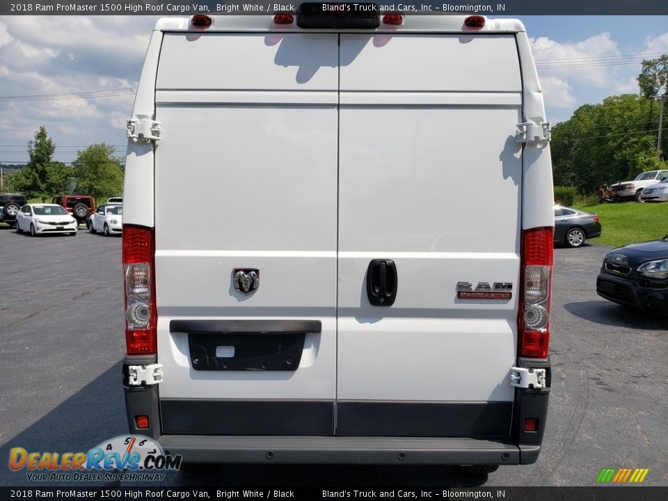 2018 Ram ProMaster 1500 High Roof Cargo Van Bright White / Black Photo #21