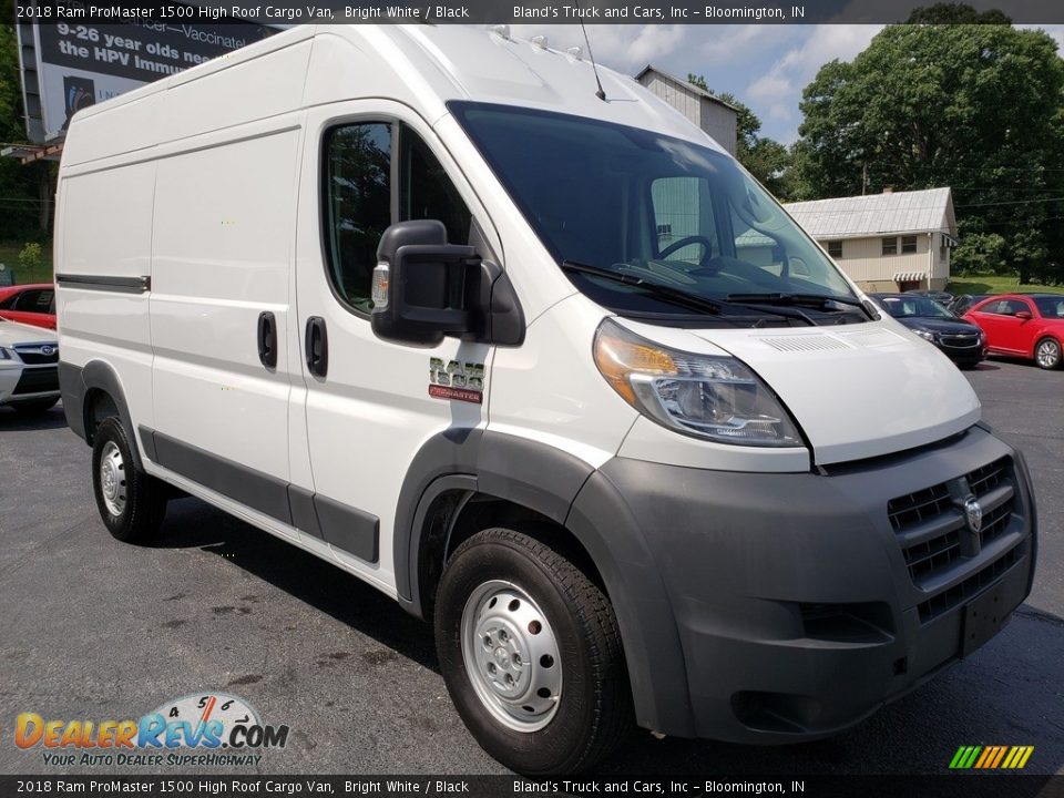 2018 Ram ProMaster 1500 High Roof Cargo Van Bright White / Black Photo #30