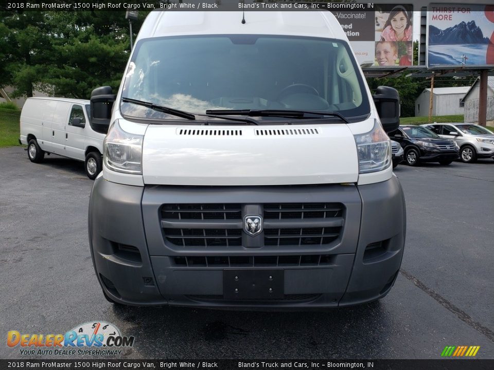 2018 Ram ProMaster 1500 High Roof Cargo Van Bright White / Black Photo #31