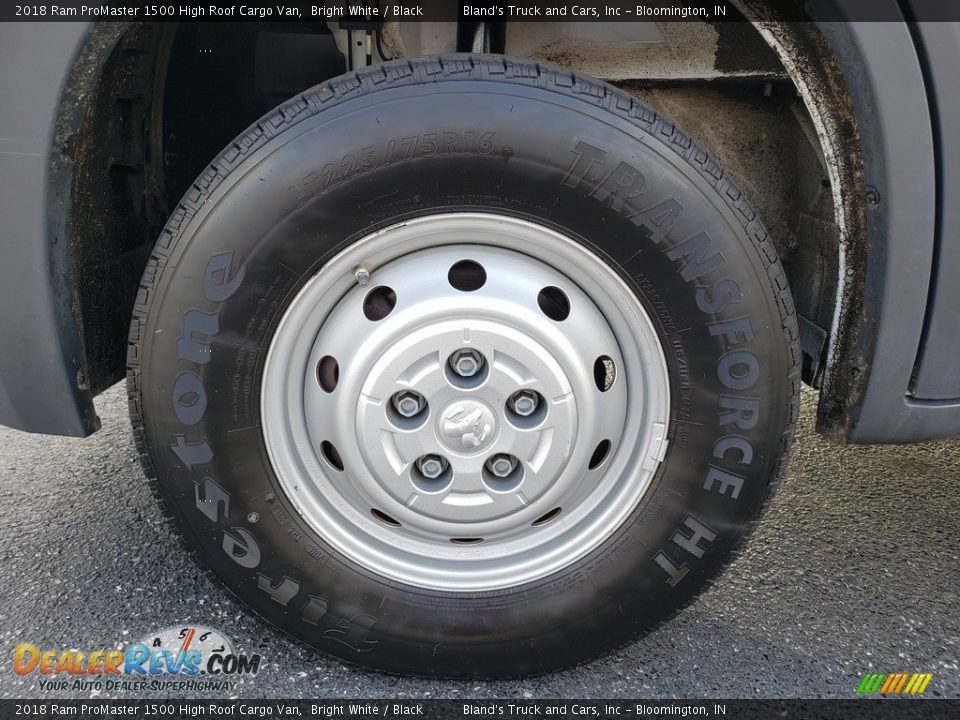2018 Ram ProMaster 1500 High Roof Cargo Van Bright White / Black Photo #34