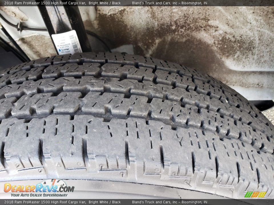 2018 Ram ProMaster 1500 High Roof Cargo Van Bright White / Black Photo #35