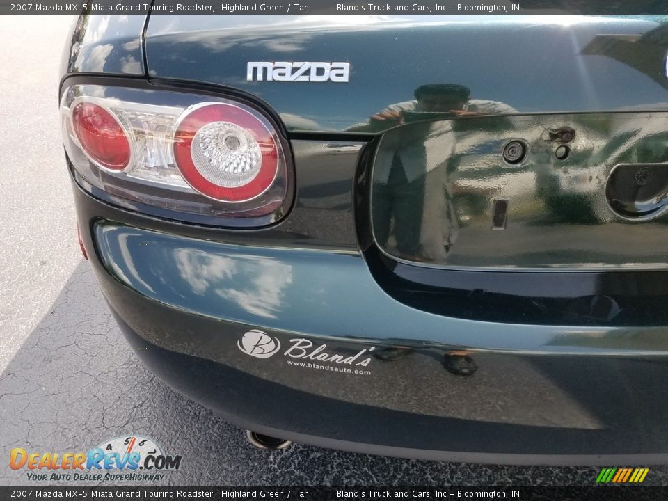 2007 Mazda MX-5 Miata Grand Touring Roadster Highland Green / Tan Photo #27
